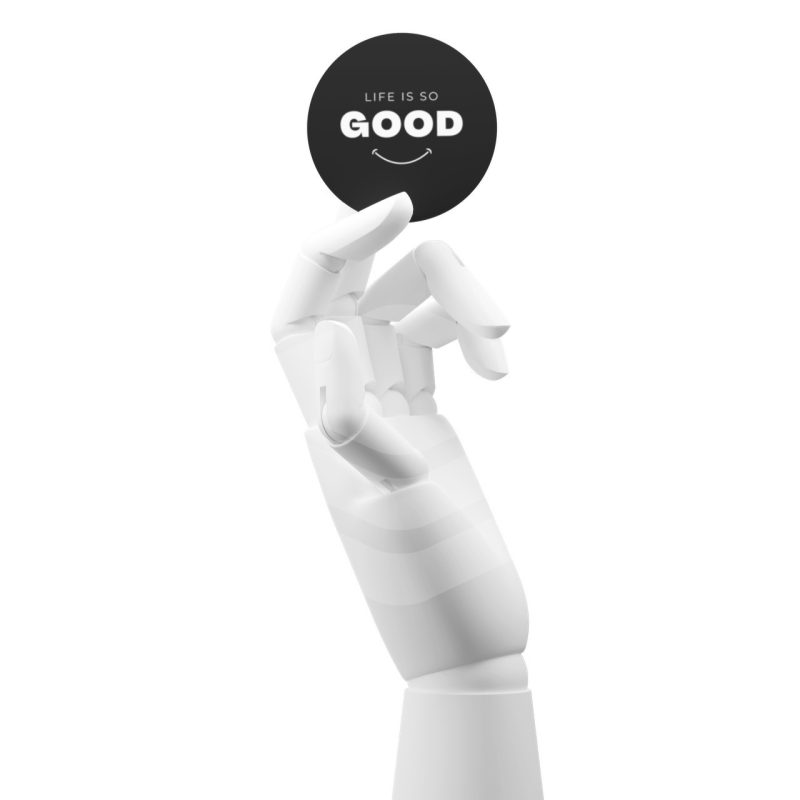 Alternative view of Life is so Good - Sticker